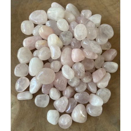 Pierre Roulée en Quartz Rose