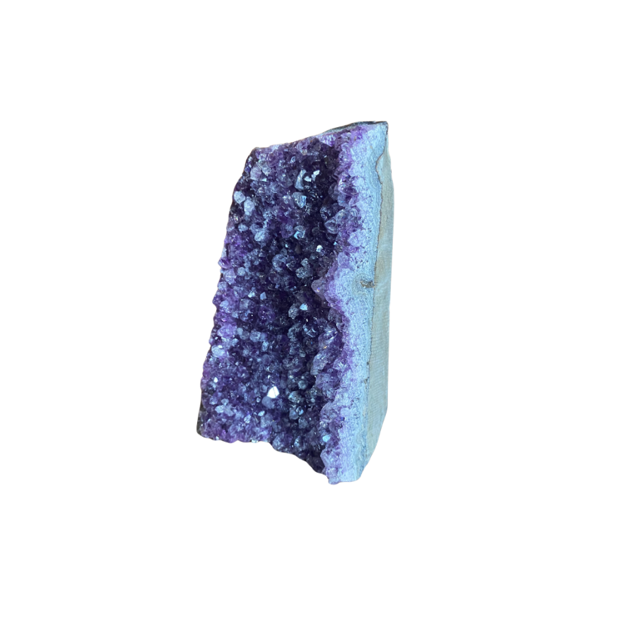 Druse d’Améthyste d’Uruguay 700g – Pièce Unique avec Photo Réelle Druse d’Améthyste d’Uruguay 700g – Pièce Unique avec Photo Réelle