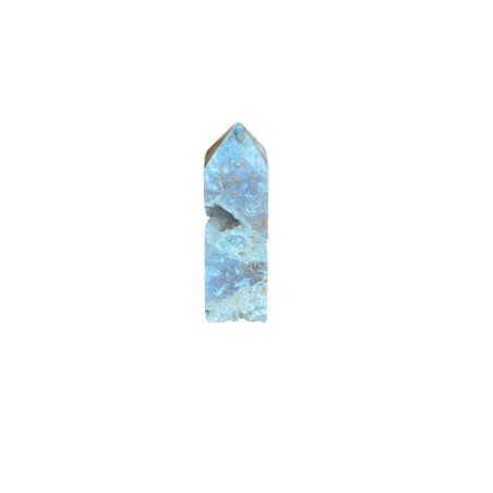 Pointe en Agate Mousse Druzy – Pièce unique