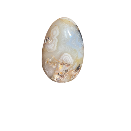 Forme Libre en Agate Fleur – Pièce unique