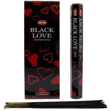 Encens HEM Black Love | Séduction & Harmonie amoureuse