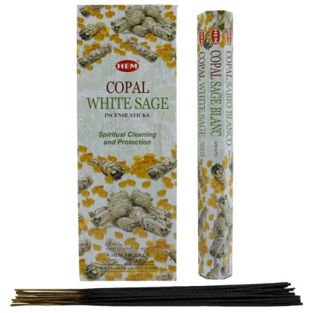 Encens HEM – Sauge Blanche & Copal