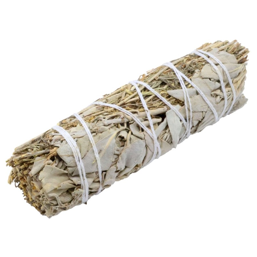 Fagot Sauge Blanche & Copal 10 cm – env. 25 à 35 g – purification profonde et élévation spirituelle Fagot Sauge Blanche & Copal 10 cm – env. 25 à 35 g – purification profonde et élévation spirituelle