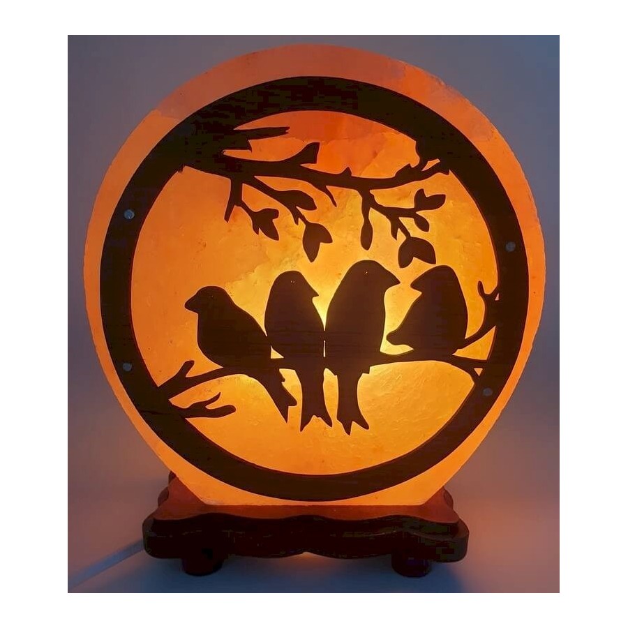 Lampe de Sel Oiseaux 5KG – Purification & Décoration Naturelle