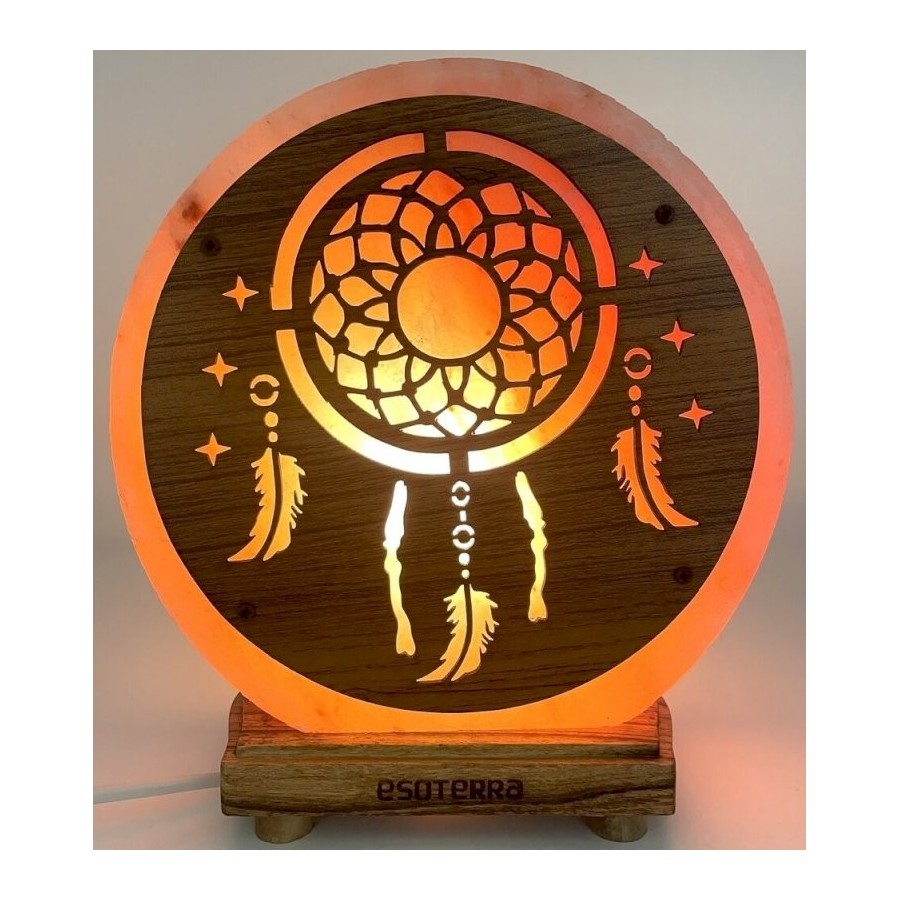 Lampe de Sel Attrape-Rêves 5KG – Purification, Énergie Positive & Décoration Bohème