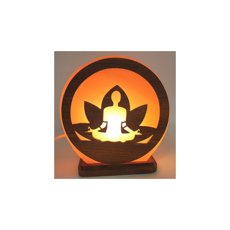 Lampe de Sel Yoga Méditation 5KG – Sérénité, Énergie Positive & Bien-Être Lampe de Sel Yoga Méditation 5KG – Sérénité, Énergie Positive & Bien-Être