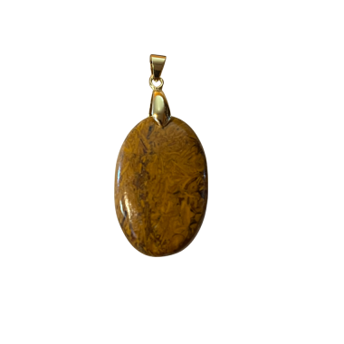 Pendentif Jaspe Mariam en pierre naturelle  | Spiritual-Deity