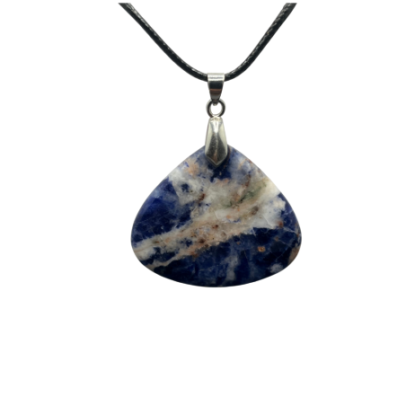 Pendentif en Sodalite – Forme Goutte – Pierre Naturelle