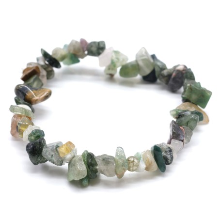 Bracelet perles chips Agate Arbre