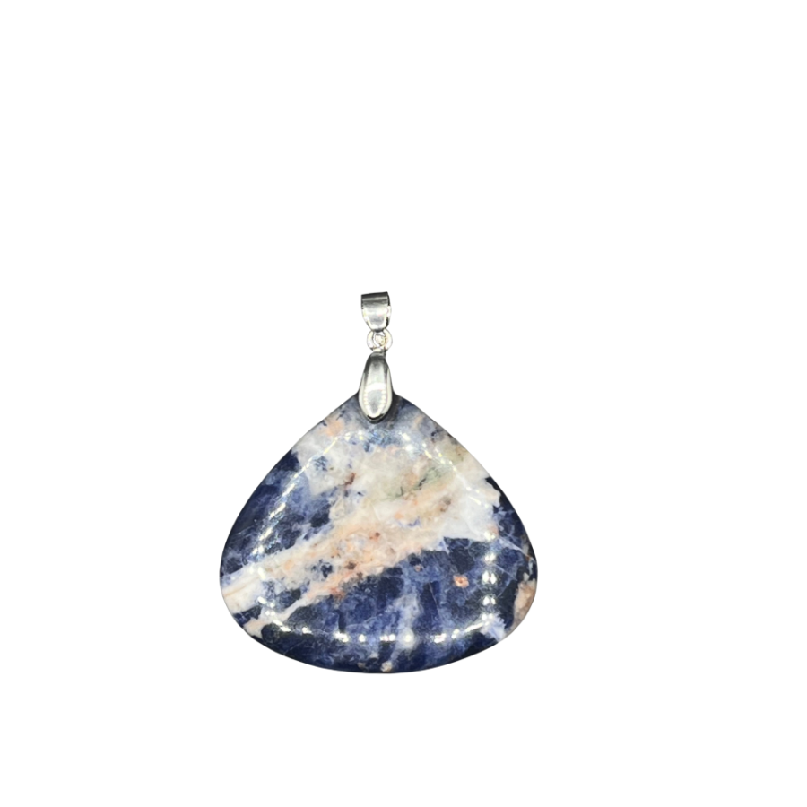 Pendentif en Sodalite | Bijou Lithothérapie