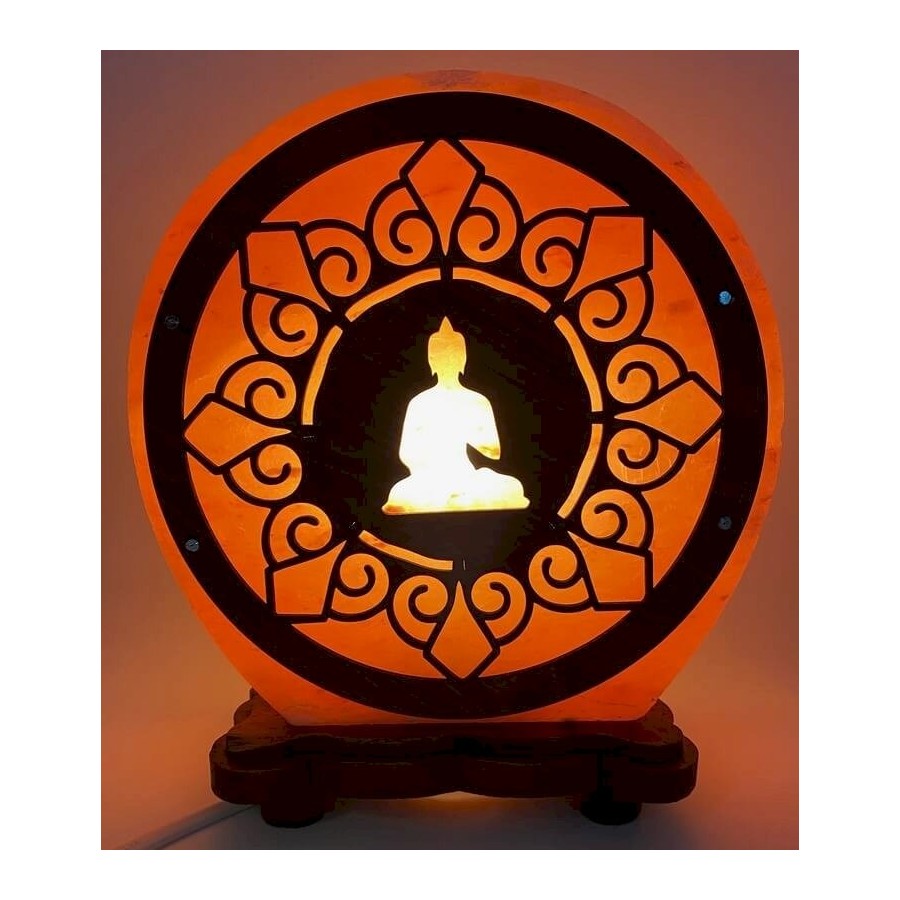 Lampe de sel Bouddha 5 kg – Purification & vertus apaisantes | Spiritual-Deity