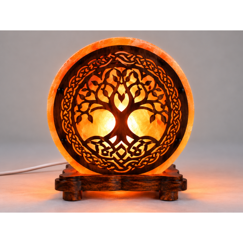 Lampe de sel Arbre de Vie Celtique 5 kg | Spiritual Deity