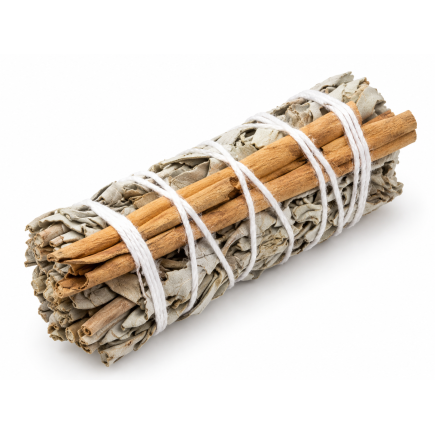 Fagot Sauge Blanche & Cannelle – fumigation végétale au parfum chaud et épicé