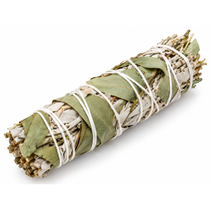 Fagot Sauge Blanche & Eucalyptus – fumigation végétale au parfum frais et aromatique