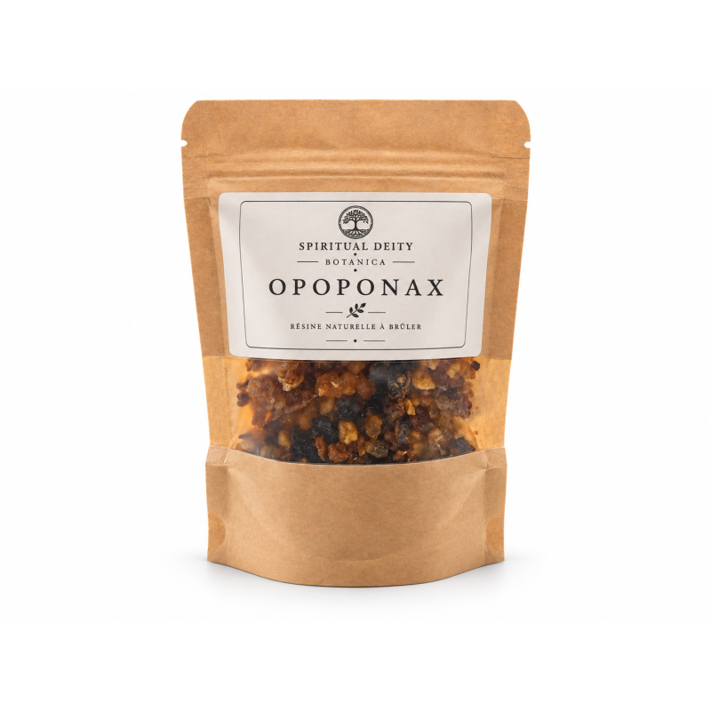 Sachet de résine naturelle d’Opoponax Spiritual Deity Botanica – 40 g Sachet de résine naturelle d’Opoponax Spiritual Deity Botanica – 40 g