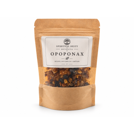 Sachet de résine naturelle d’Opoponax Spiritual Deity Botanica – 40 g