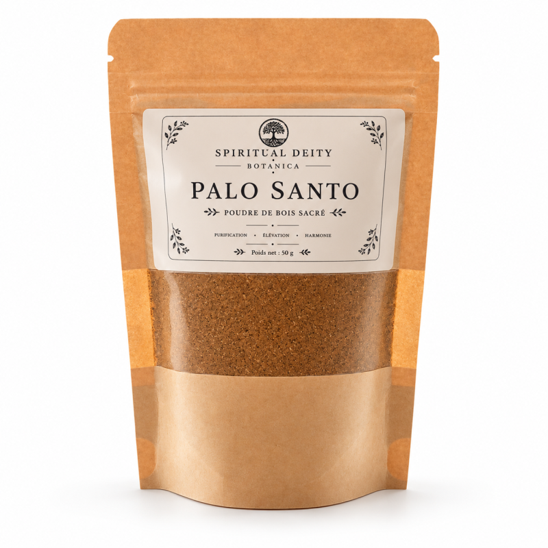 Palo Santo en poudre 50 g | Spiritual Deity Botanica