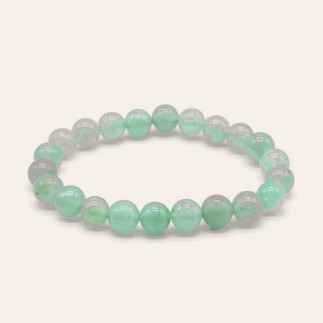 Bracelet en Aventurine Verte – Perles de 8 mm