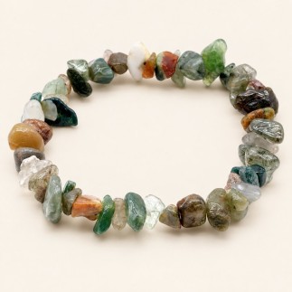 Bracelet baroque agate mousse | Spiritual Deity