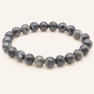 Bracelet Larvikite 8 mm de Norvège | Spiritual Deity