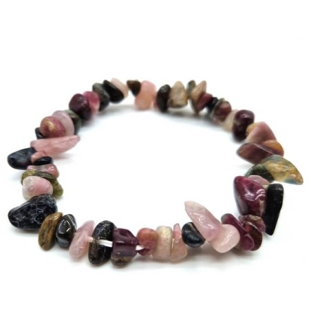 Bracelet Chips Tourmaline Multicolore