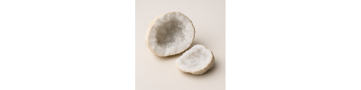Géodes de Quartz naturelles – Purification & énergie | Spiritual-Deity