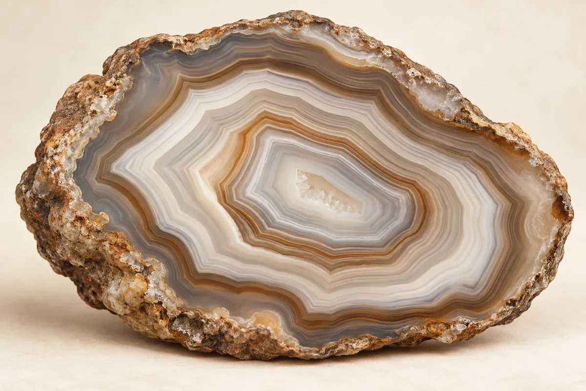 Illustration — Agate : lire les bandes et les couleurs