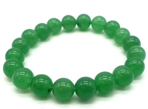 Bracelet Aventurine Verte perles 10mm