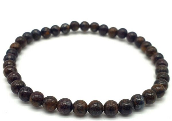 Bracelet Bronzite perles 4mm