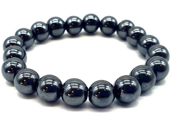 Bracelet Hematite perles 10mm