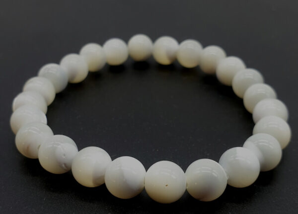 Bracelet 'Mother of Pearl' perles 8mm