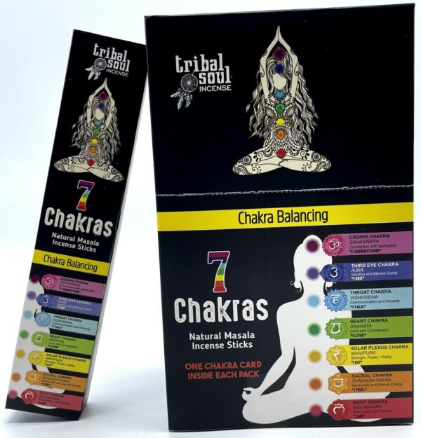 Encens Tribal Soul Chakras - Noir 15g