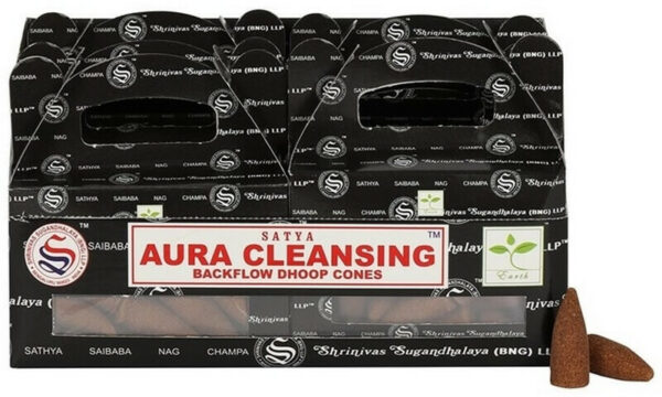 Backflow Cônes Satya Aura Cleansing 6pcs