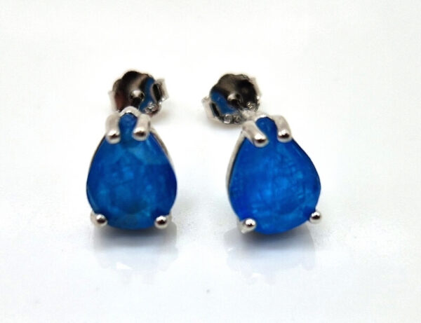 Boucles d'oreilles Argent 925 Apatite Larme