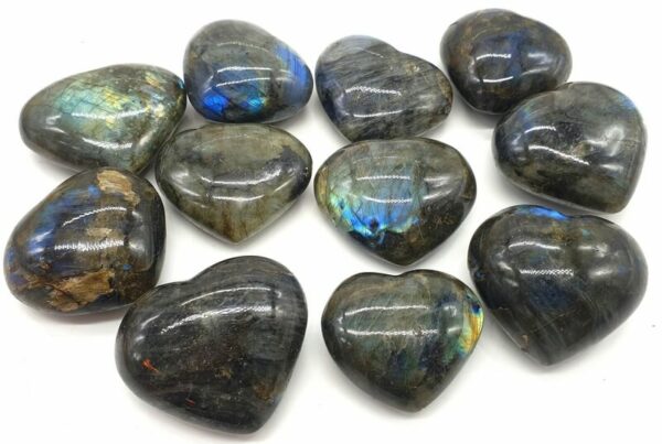 Coeurs Labradorite 'A' lot 1KG