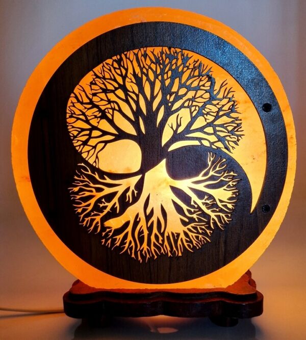 Lampe de Sel Arbre de Vie Yin-Yang 5KG